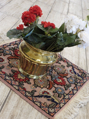 Handhammered Brass Planter Pot