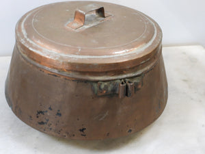 Old Copper Cooking Pot
