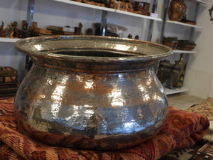 Old Huge Copper Pot