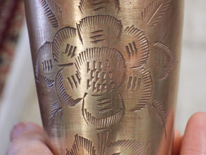 Old Handmade Brass Cup