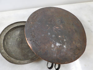 Old Small Copper Cooking Pot