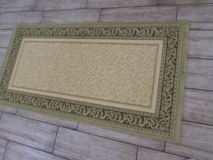 Green Color Turkish Machinemade Rug