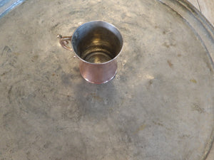 Handmade Copper Beer Mug with Fancy Handle