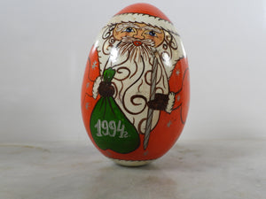 Russian Santa Claus Easter Egg Ornament
