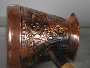 Old Copper Coffee pot, Creamer
