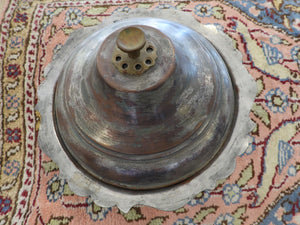Old Copper Covered Dish