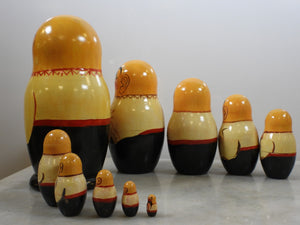 10 Pieces Matryoshka doll of Ukranian Man
