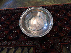 Small Handmade Round Copper Shallow Bowl