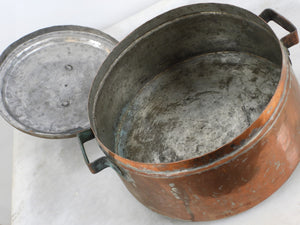 Old Copper Cooking Pot