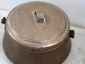 Old Copper Cooking Pot
