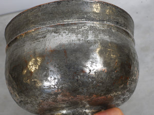 Old copper bowl