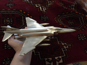 Solid Brass McDonnell Douglas F-4 Phantom Desk Model