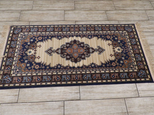 Traditional Wool Area Rug 80x160 Cm