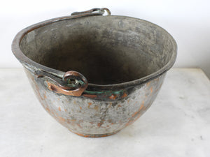 Old Copper Milking Bucket