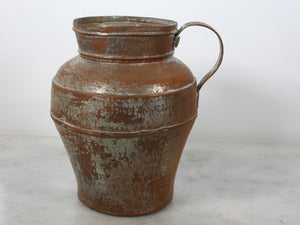 Old Handmade Copper Jug