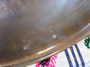 Old Handmade Large Size Copper Bowl with two Handles