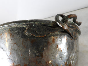 Old Copper Milking Bucket