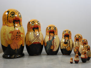 10 Pieces Matryoshka doll of Ukranian Man