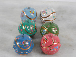 Copper Christmas Ornaments (set of 6)