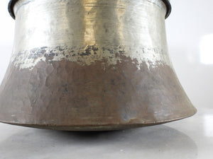 Old Handmade Copper Cauldron