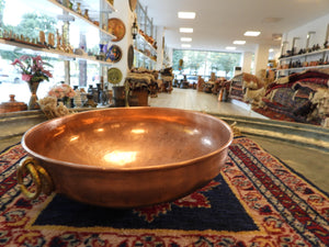 Small  Hand Hammered Round Copper Bowl