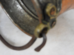 Old Copper Bucket with Iron Handle