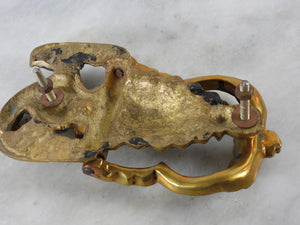 Solid Brass Large Eagle Door Knocker