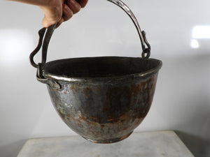 Old Copper Milking Bucket