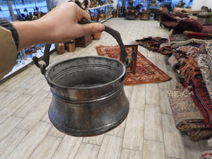 Old Handmade Copper Bucket