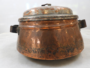 Old Small Copper Cooking Pot