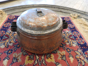 Old Small Copper Cooking Pot