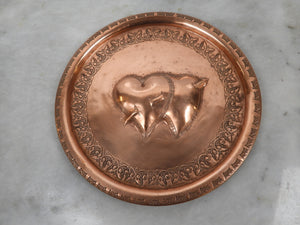 The Best Valentine's Day Gift: Heart Embossed Copper Plate