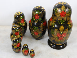 7 Pieces Handmade Matryoshka Doll signed by artist