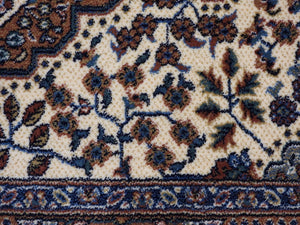 Turkish Medallion Design Wool Area Rug 80x160 Cm