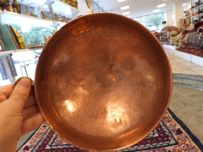 Small  Hand Hammered Round Copper Bowl