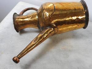 Old Handmade Copper Pitcher