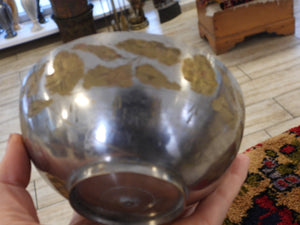 Old Handmade Brass Bowl