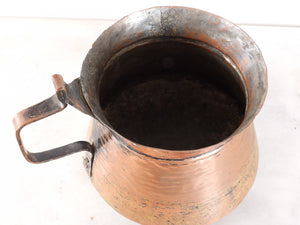 Old Copper Pot with Handle