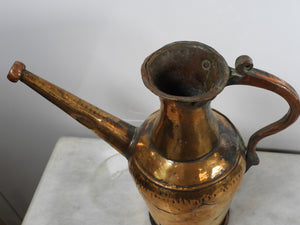 Old Handmade Copper Pitcher