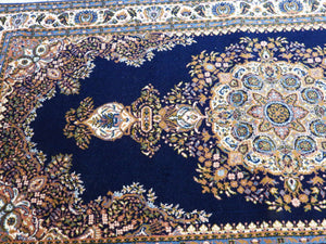 Navy Blue Turkish Machinemade Rug 100x200 Cm