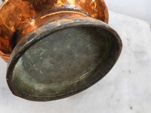 VINTAGE 1940s COPPER WATER EWER-PITCHER BELL SHAPED