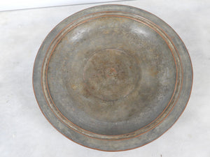 Old Copper Plate with Cover