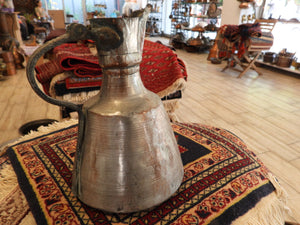 Old Hand Hammered Copper Pitcher Jug