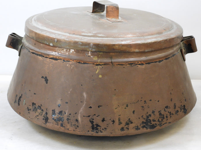 Old Copper Cooking Pot
