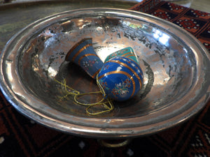 Small Handmade Round Copper Shallow Bowl