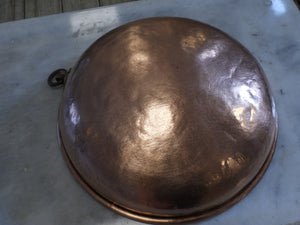 Hand Hammered Round Copper Bowl