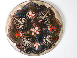 Authentic Enameled Copper Wall Plate
