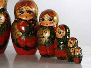 10 Pieces Handmade Russian Matryoshka Doll