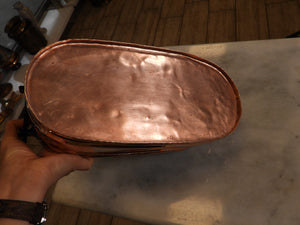 Hand Hammered Oval Copper Planter