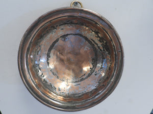 Small Handmade Round Copper Shallow Bowl